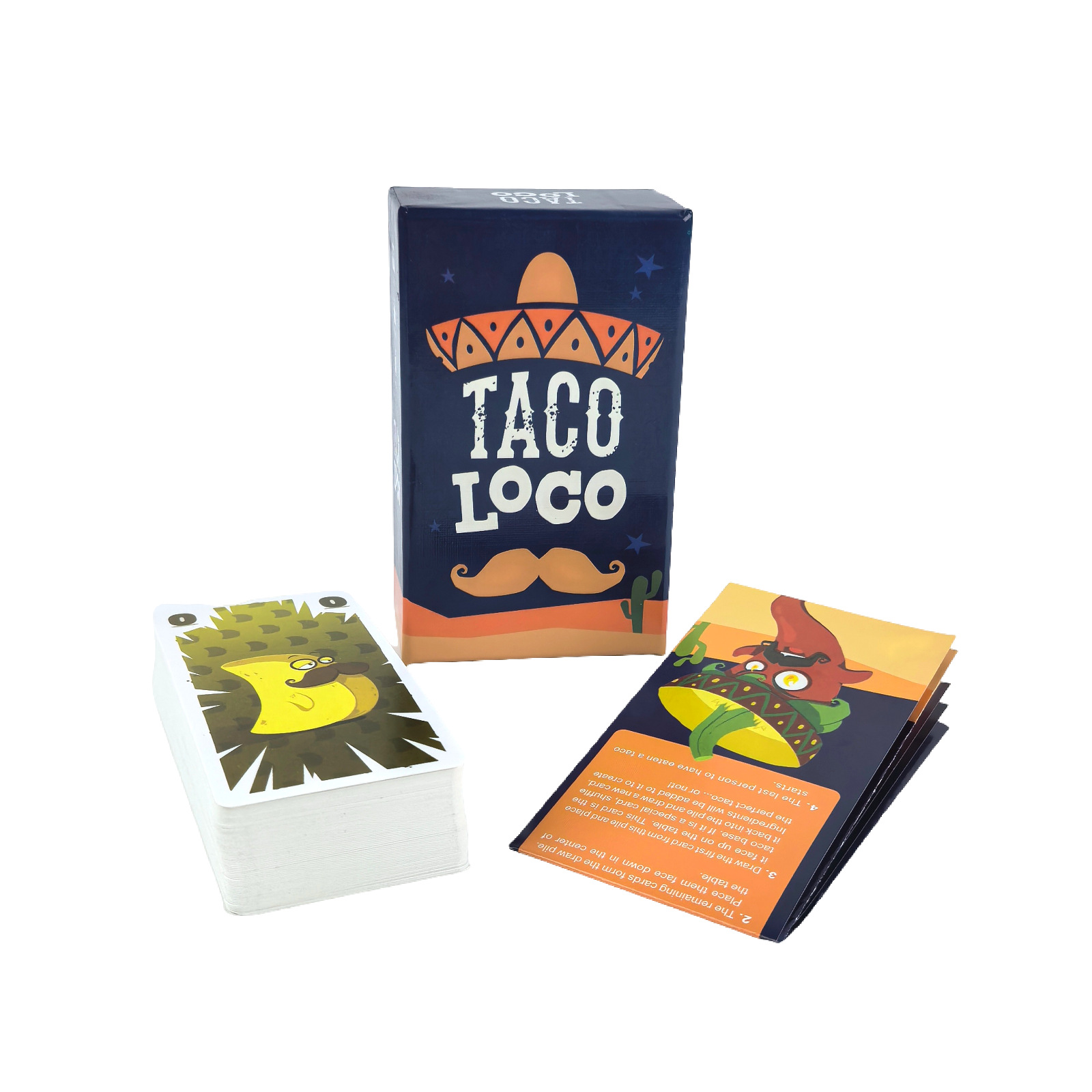 Hot Games - Taco Loco Card Gam - Board Game Solo reseña y precio