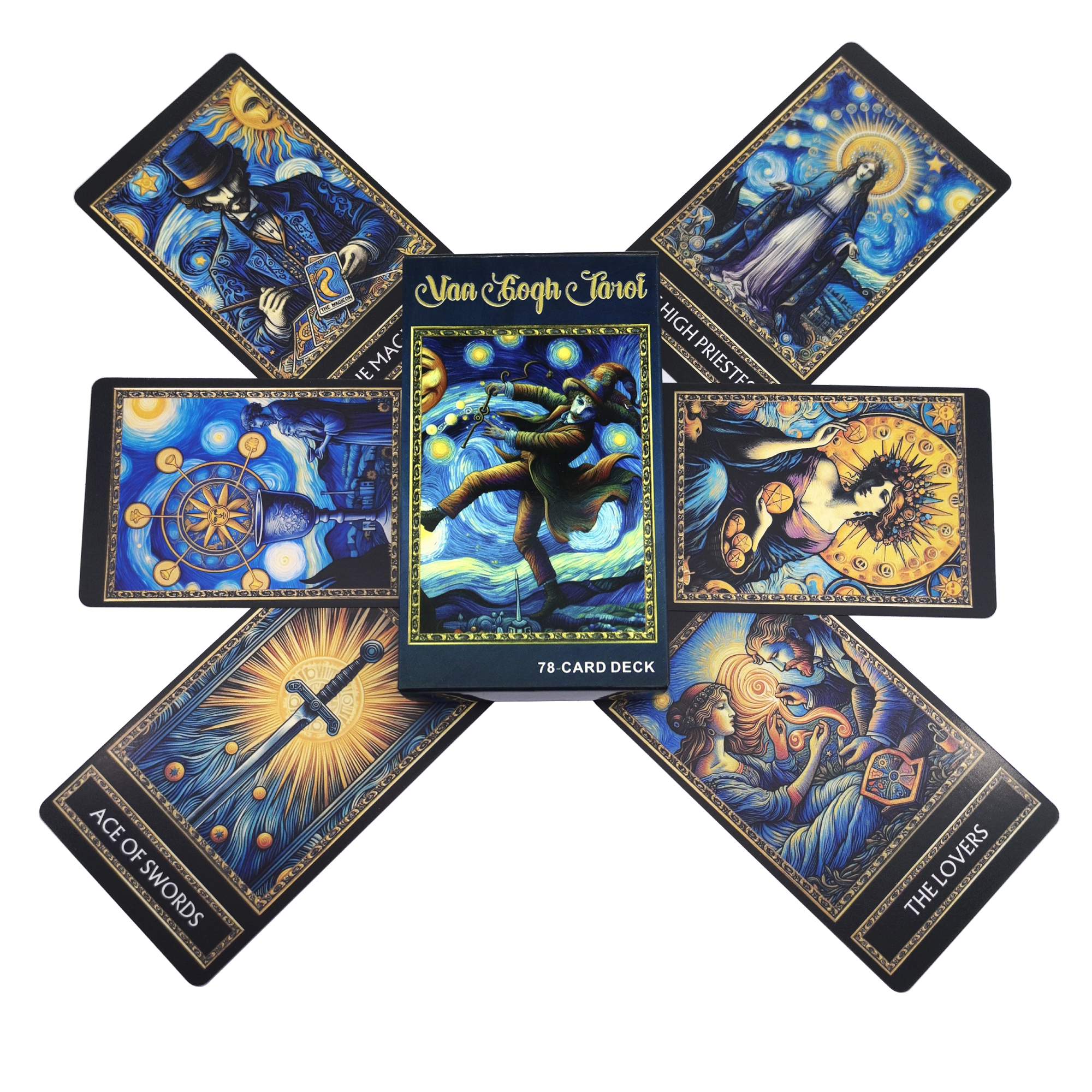 New Van Gogh Tarot Cards A 78  - Card Game Deck reseña y precio
