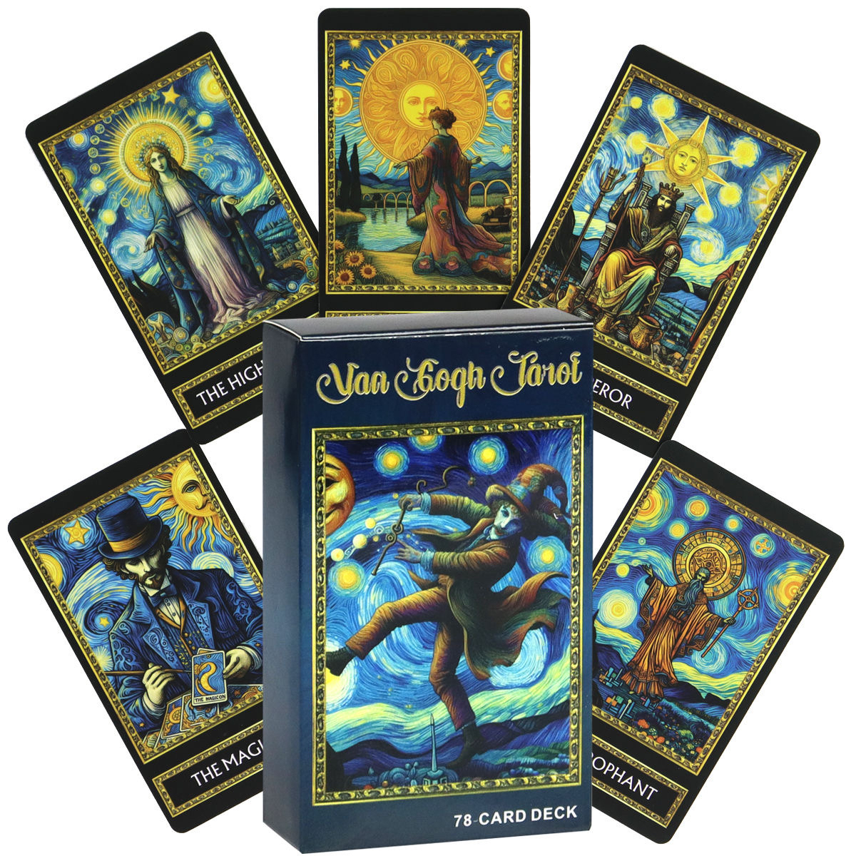 New Van Gogh Tarot Cards A 78  - Card Game Deck reseña y precio