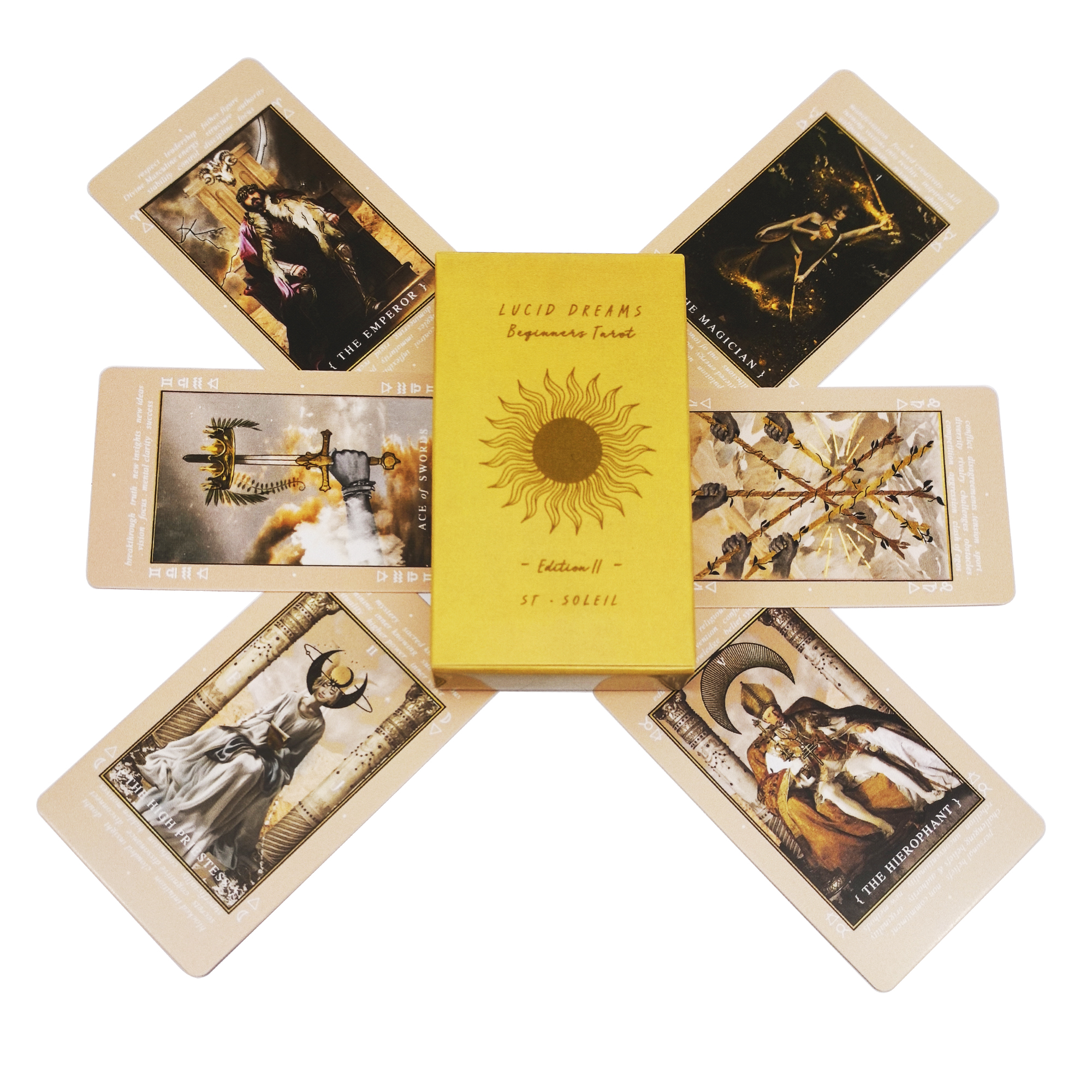 Lucid Dreams Beginners Tarot D - Card Game Deck reseña y precio