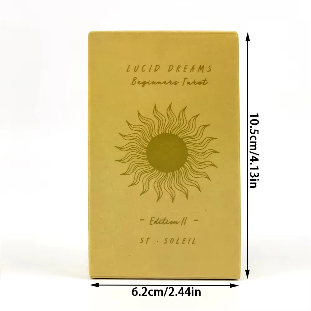 Lucid Dreams Beginners Tarot D - Card Game Deck reseña y precio