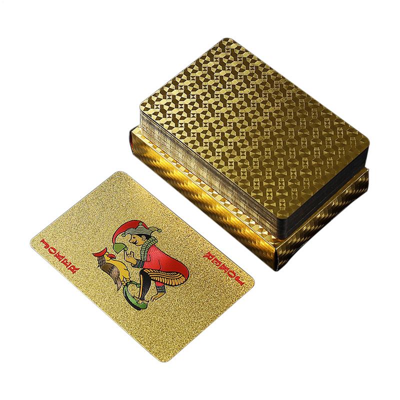 Gold Foil Poker Cards Luxury G - Board Game Festival reseña y precio
