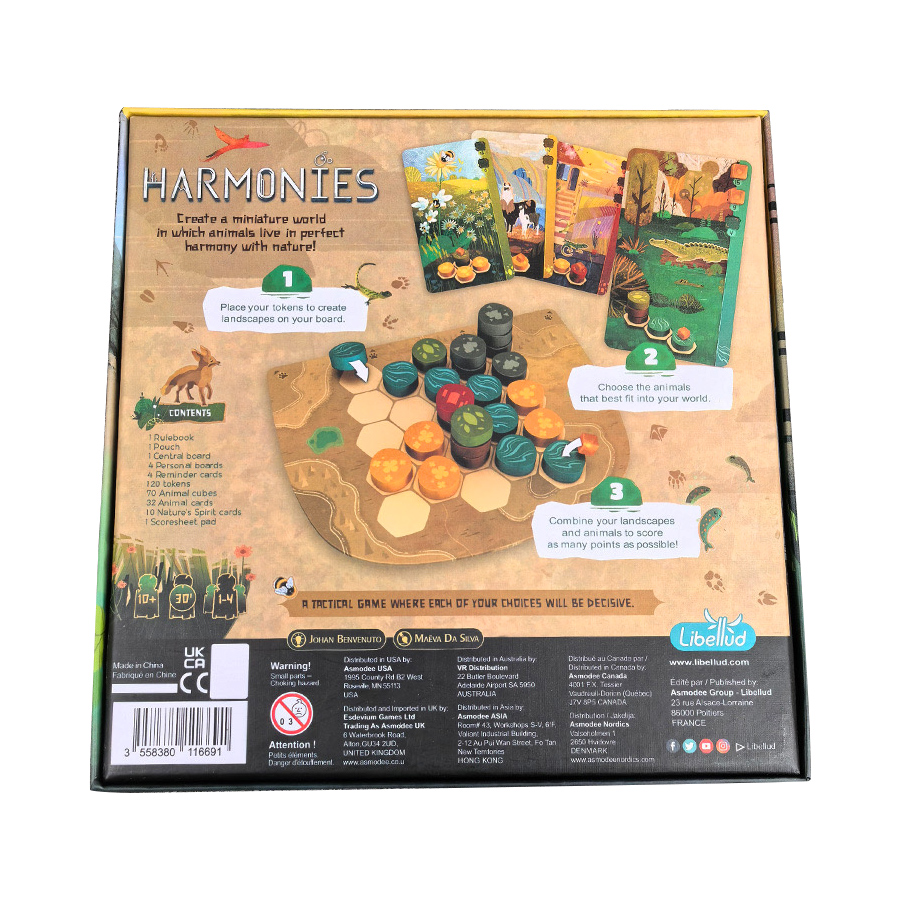 Harmonies - Board Games - Crea - Board Game Solo reseña y precio