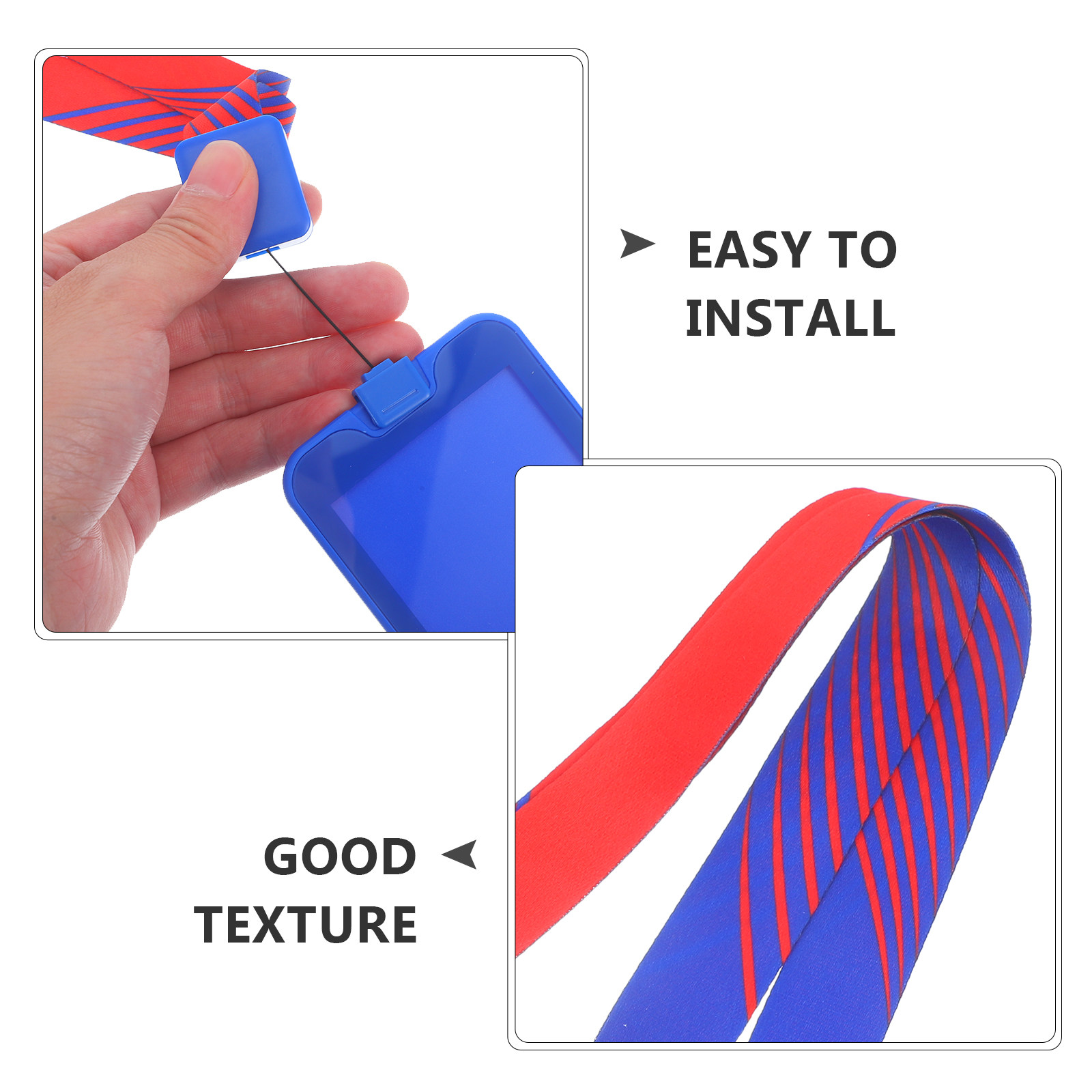 1Set Easy Pull Lanyard Id Badg - Card Sleeves Protector reseña y precio