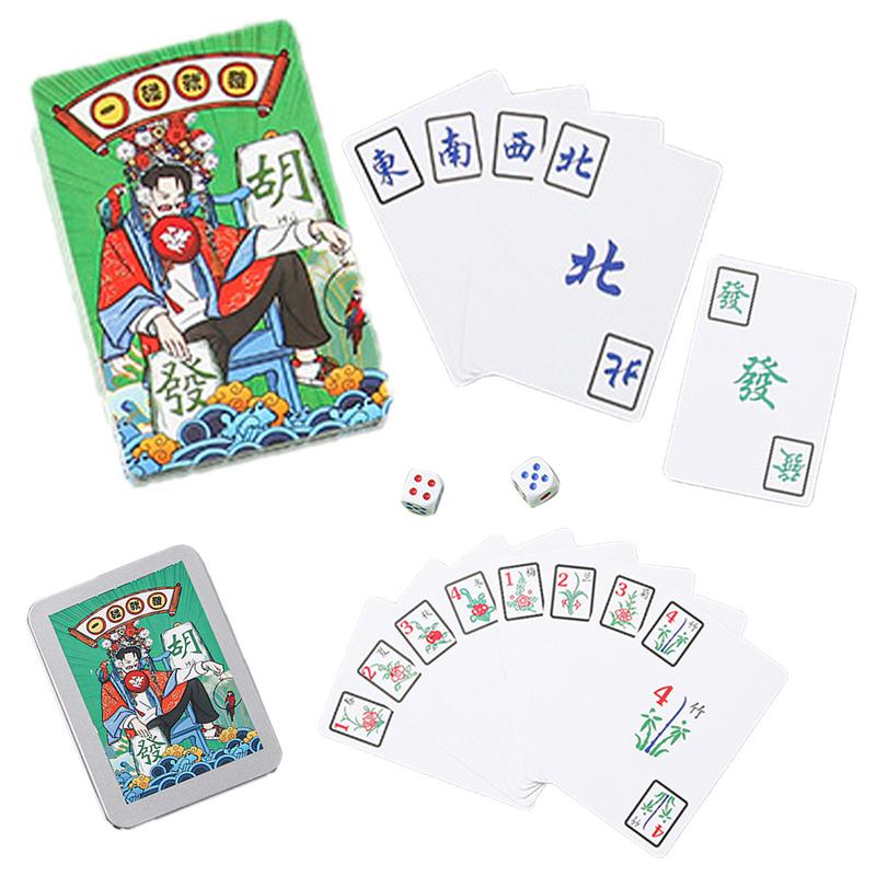 Mahjong Cards Family Game Wate - Card Game Deck reseña y precio