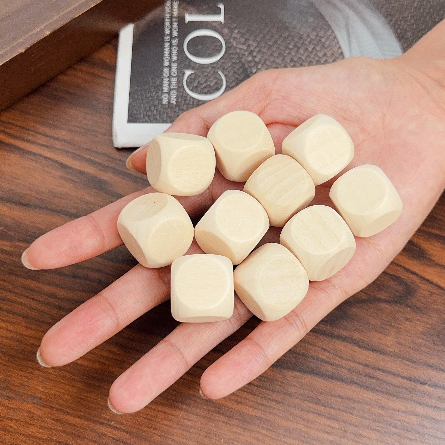 10/30x Small 6 Sided Blank Unf - Dice Tower Wooden reseña y precio