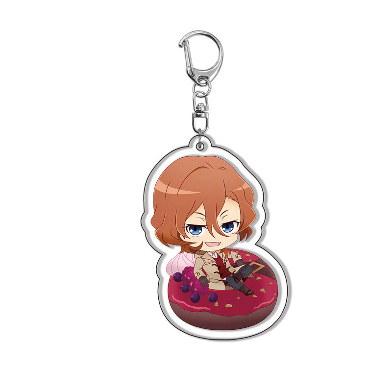 Anime Keychain Acrylic Bungou  - Board Game Yokohama reseña y precio