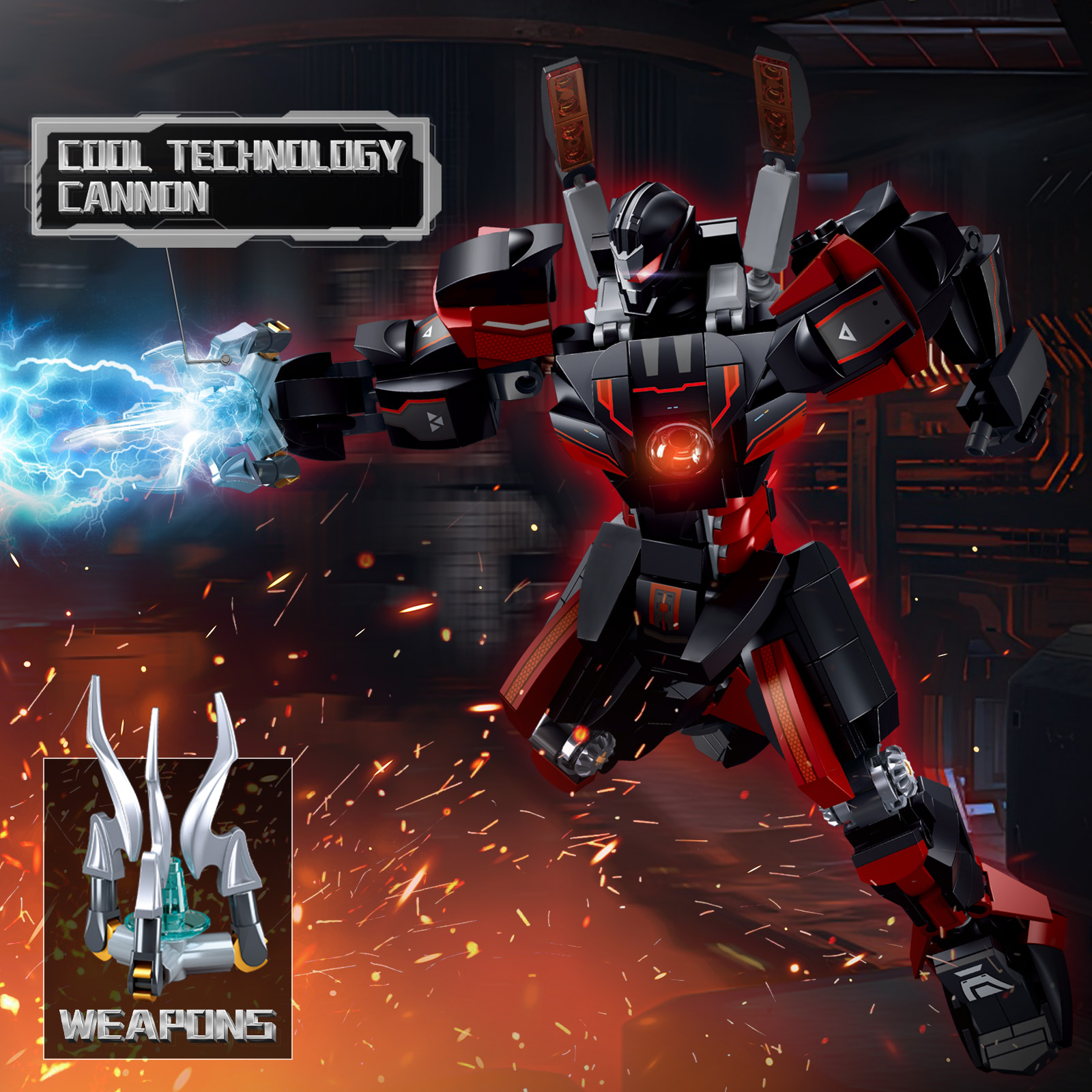 585PCS Dark Wanderer Mecha Bui - Board Game Unmatched reseña y precio