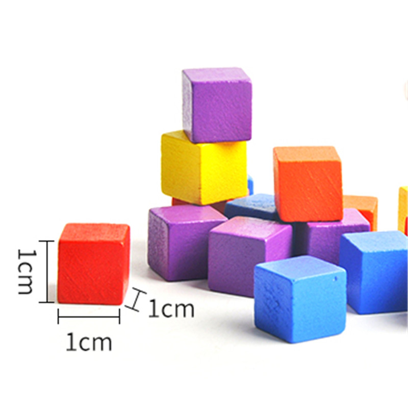 100Pcs/lots 14colors 10mm Cube - Dice Tower Wooden reseña y precio