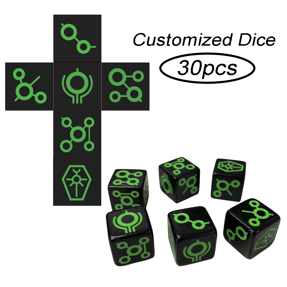 T&G 16mm Customized D6 Dice Lo - Board Game Logo reseña y precio
