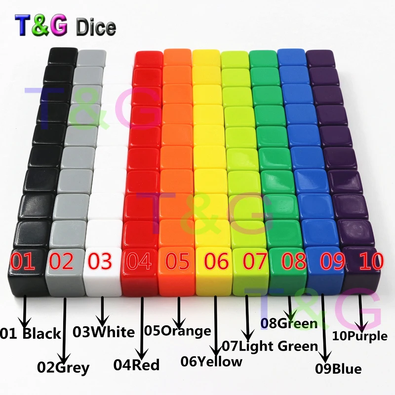 T&G 16mm Customized D6 Dice Lo - Board Game Logo reseña y precio