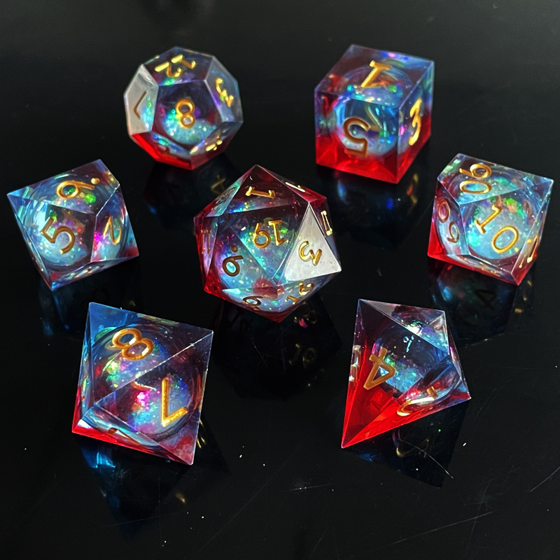 7pcs resin quicksand mixed col - Board Game List reseña y precio
