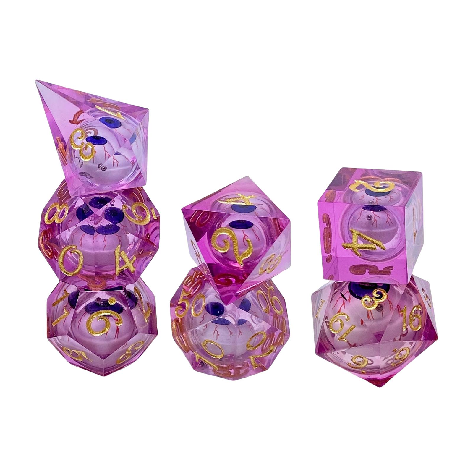 7x Polyhedral Dices Role Playi - Board Game Cafe reseña y precio
