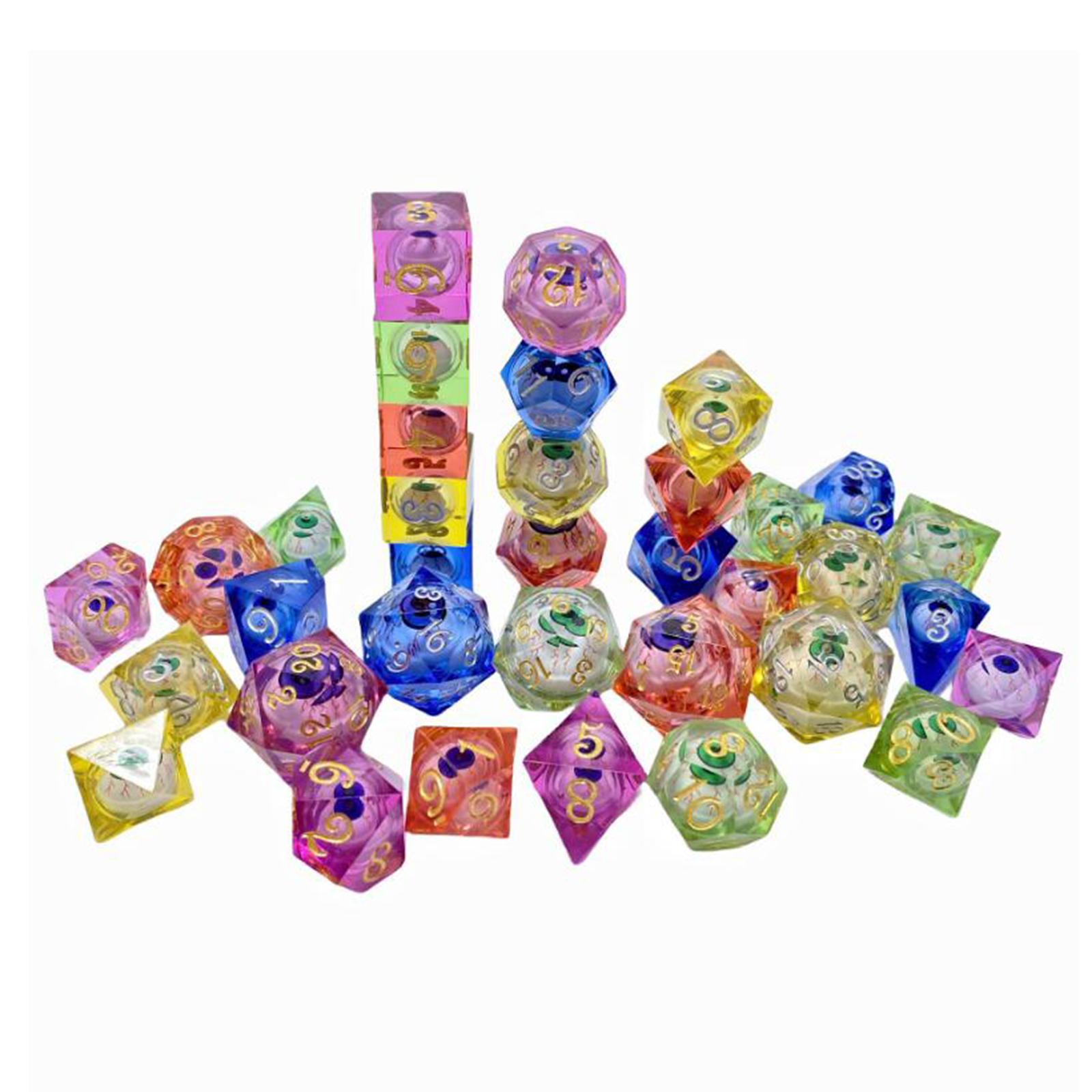 7x Polyhedral Dices Role Playi - Board Game Cafe reseña y precio