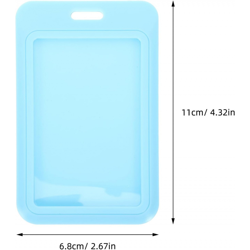 10pcs Sliding Id Card Holder B - Card Sleeves Protector reseña y precio