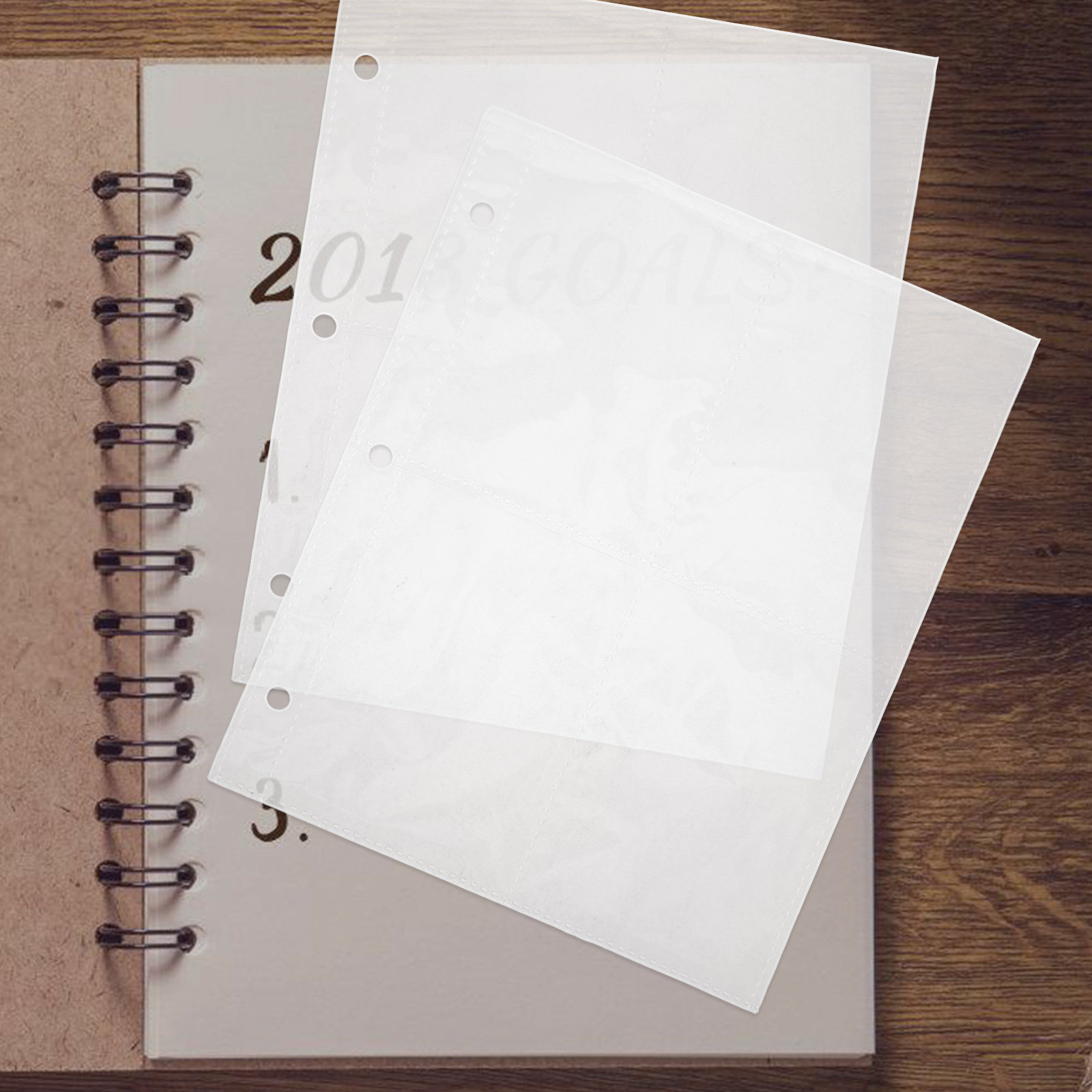 10Pcs Card Binder Refill Pages - Card Sleeves Protector reseña y precio
