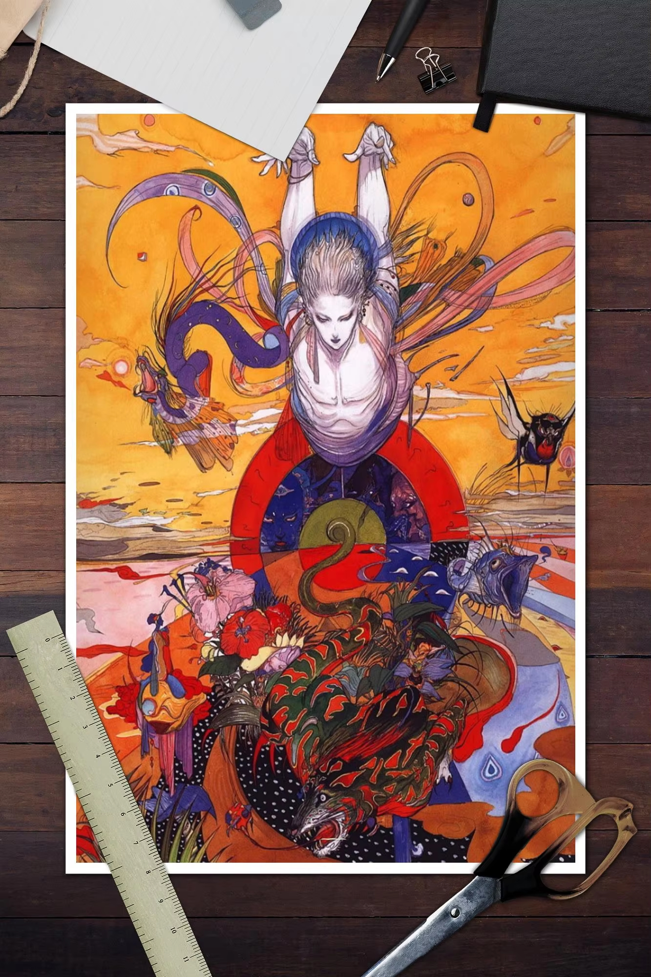 Yoshitaka Amano Final Fantasy  - Board Game Yokohama reseña y precio