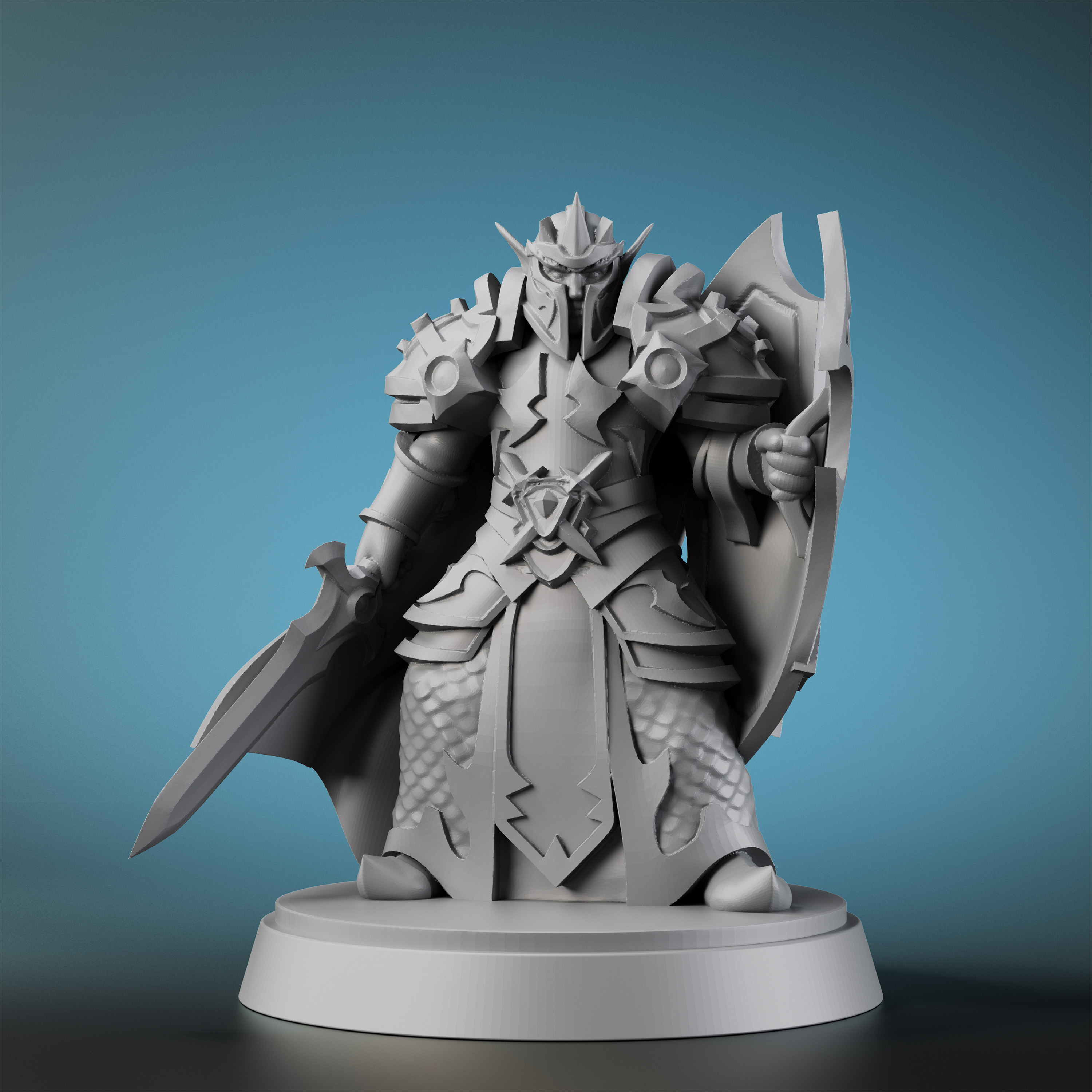 Fantasy Elf Paladin Miniature  - Board Game Or Boardgame reseña y precio