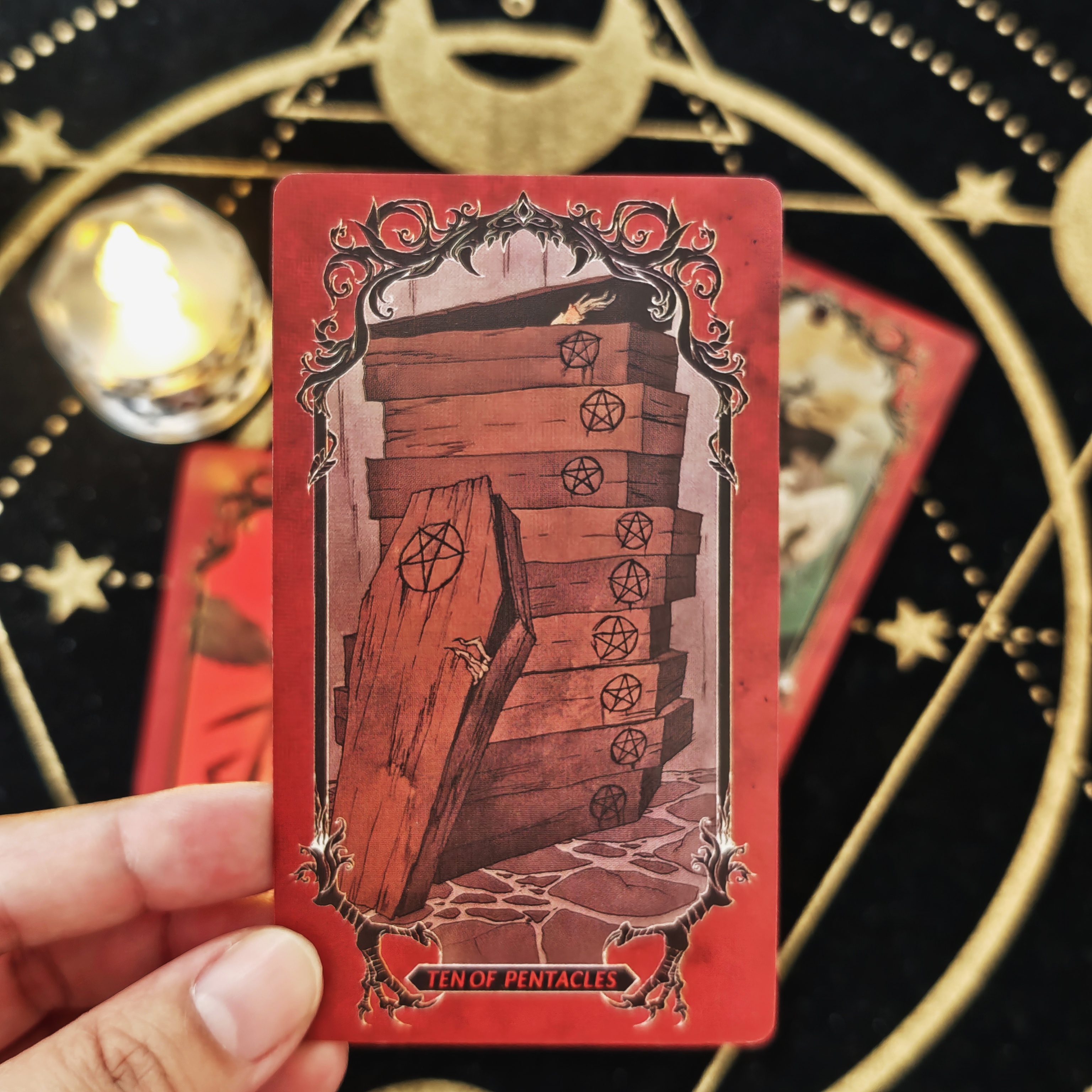 Horror Tarot Deck Card Game Fu - Board Game Horror reseña y precio