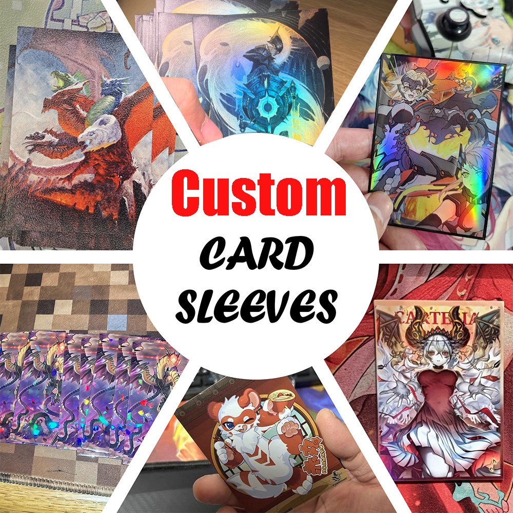 15PCS/50PCS/60PCS/70PCS HD Cus - Card Sleeves Protector reseña y precio