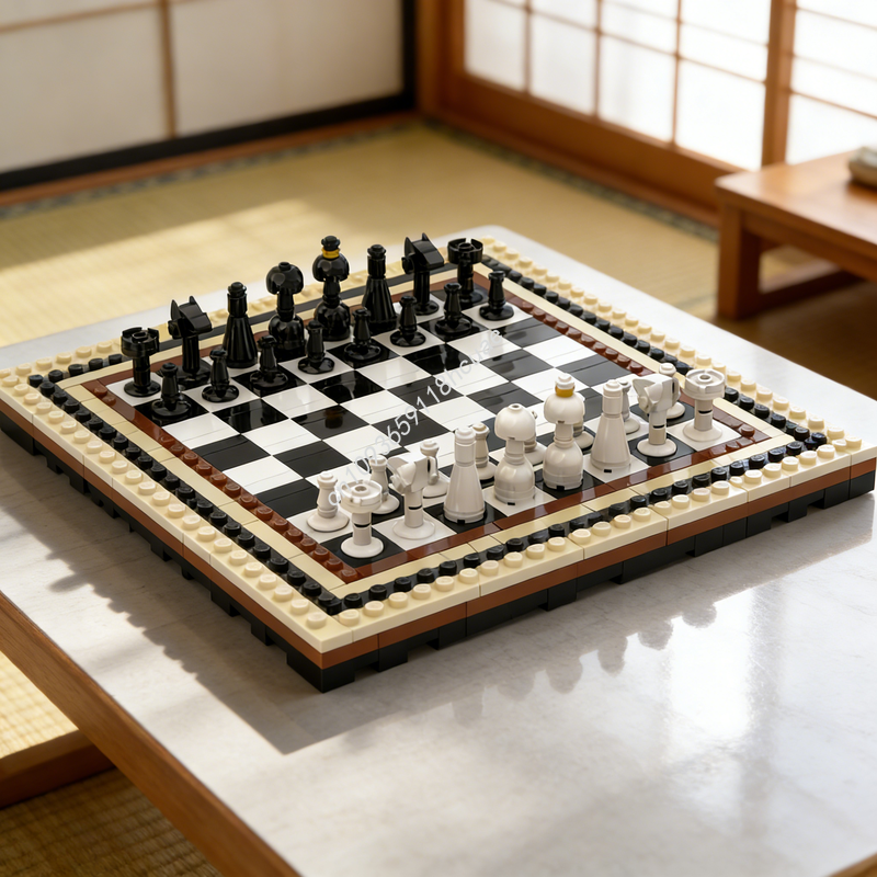 417pcs MOC Chess Board Game Ga - Board Game Quote reseña y precio