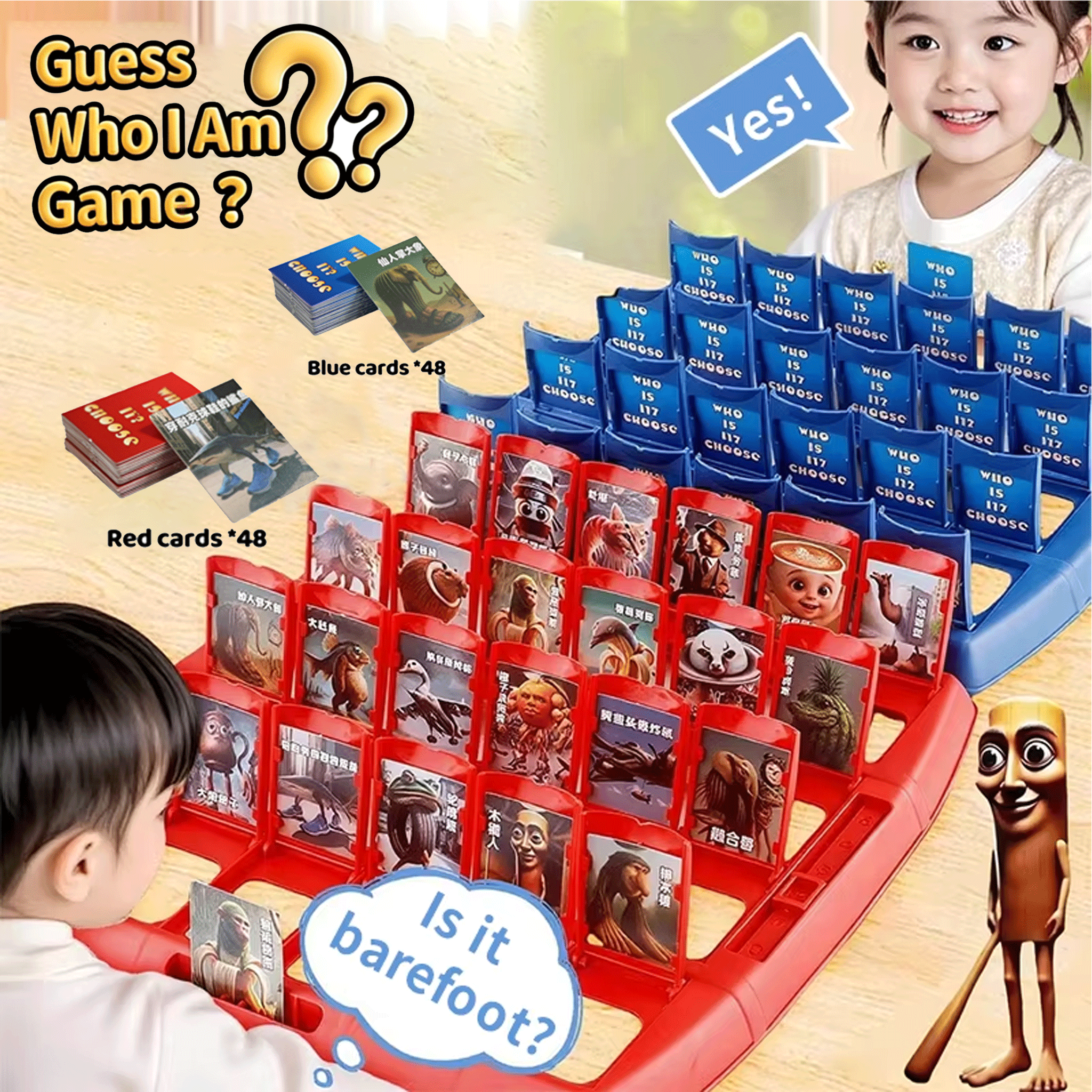 Guess Who I Am Italian Brainro - Board Game Guess Who reseña y precio