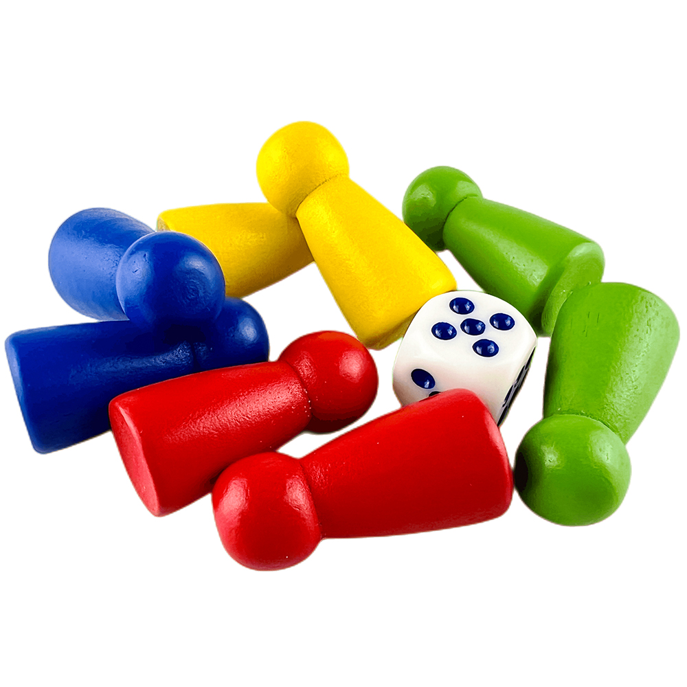 8pcs Pawn/ Chess with 1 Dice W - Board Game Dixit reseña y precio