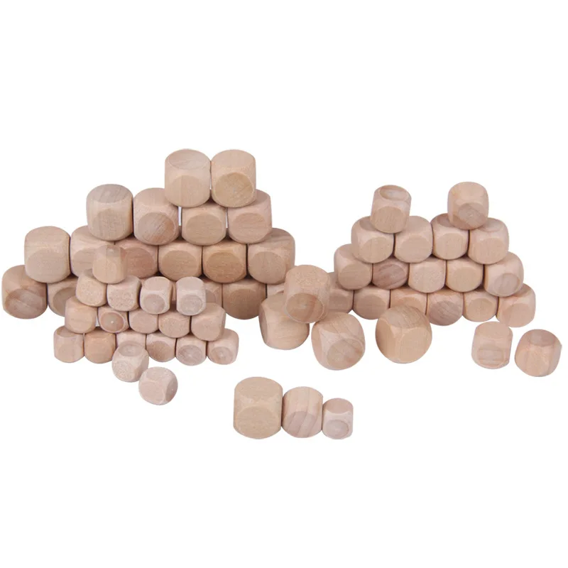 10pcs/Lot D6 6 Sided Blank Woo - Dice Tower Wooden reseña y precio