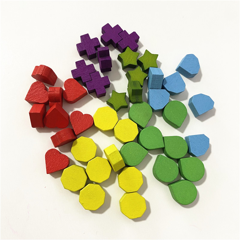 40Pcs 10mm Red Heart Shape Blu - Board Game Dixit reseña y precio