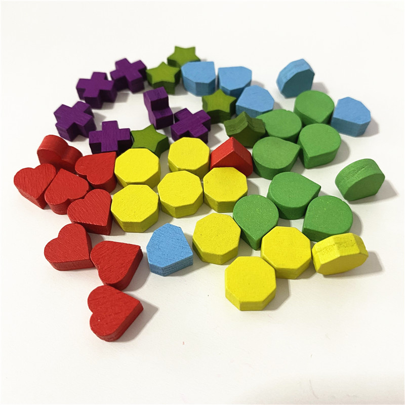 40Pcs 10mm Red Heart Shape Blu - Board Game Dixit reseña y precio