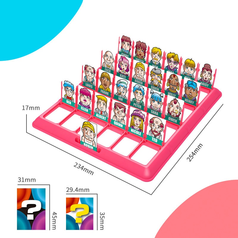 Guess Who I Am Character Guess - Board Game Guess Who reseña y precio