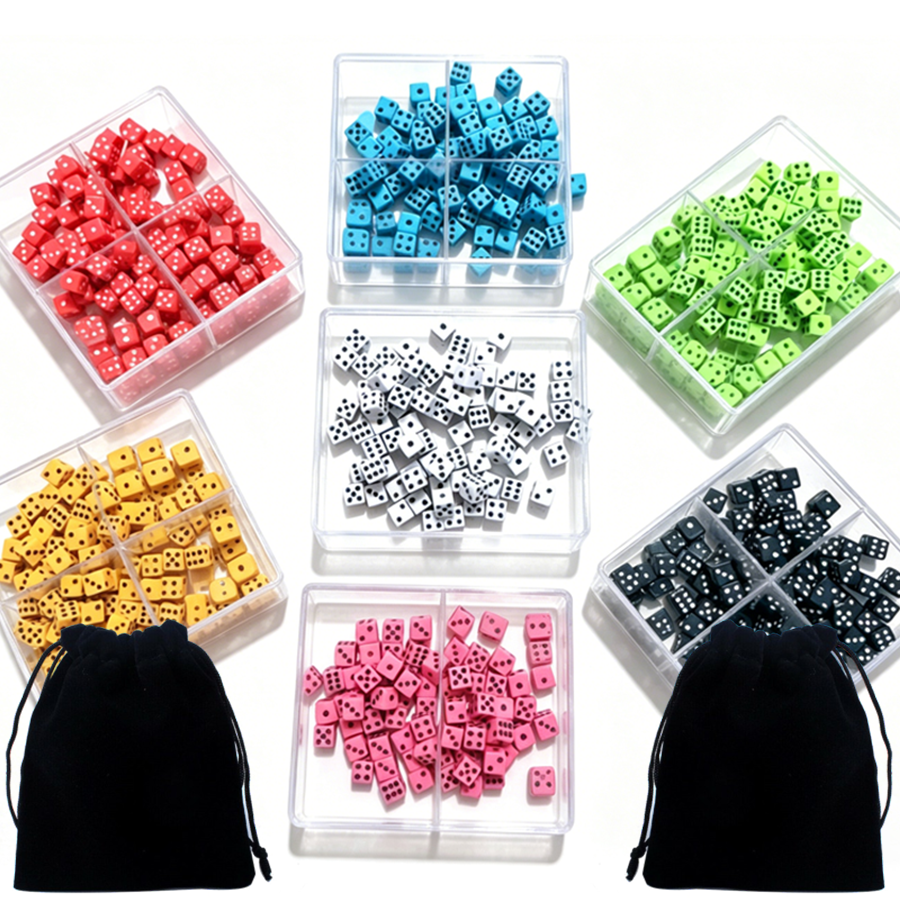 101pcs Bagged Mini Dice, Color - Board Game Festival reseña y precio